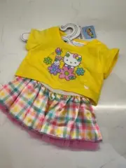 BUILD A BEAR WORKSHOP SANRIO SPRINGTIME HELLO KITTY TUTU OUTFIT BNWT
