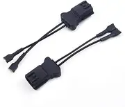 beler 2Pcs Plastic Horn Speaker Wiring Adapter Harness Pigtail Socket Fit for Hyundai