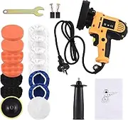 5-inch Electric Car Polisher Kit 700W Auto Car Buffer 600-3700RPM Variable Polishing with Auxiliary Handle Sponge Wool Bonnet Pads Rotary Tool for Floor Furniture Ceramic Jade