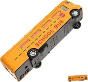 ifundom Simulation School Bus for Model Vehicle for Learning Play Present for Educational Home Decor