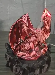 Fire-Breathing Dragon Humidifier - 3D Printed Decorative Lamp with Mist & LED Li