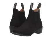 Blundstone Z18135 Womens Black Nubuck Block Heel 1960 Chelsea Boot Size US 7.5M