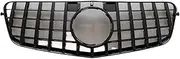 Front grille, Sport Front Radiator Grid Inlet Grille Bumper Grill Tuning Accessories Compatible For Benz E Class W212 2009-2015 GT Diamond Style(09-12 GT Black)