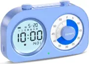 ZZWS Visual Timer for Kids Double Screen 2 in 1 Classroom Timer 3 Modes Countd