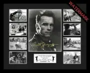ARNOLD SCHWARZENEGGER LIMITED EDITION 100 ONLY SIGNED & FRAMED MEMORABILIA