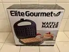 Elite Gourmet Waffle Maker Electric Non Stick Waffle Iron, New In Box