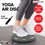 Powertrain Yoga Stability Disc Home Gym Pilate Balance Trainer Wobble Pad Grey