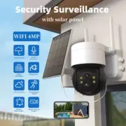 Solar Security IP Camera Battery Powered Outdoor Wireless WiFi CCTV PTZ Camera