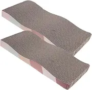 BUGUUYO 2pcs Cat Scratching Post Kitten Scratcher Cat Scratching Pad Interesting Scratching Board Replaceable Scratch Pad Cat Claw Grinding Board Cat Scratching Board Corrugated Paper