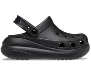 Crocs Classic Crush Platform Clog Sandals - Black
