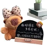 Telephone Number Plate | Vehicle Temporary Stop Sign Car Dashboard Stop Number Plate - Auto Interior Decor Parking Phone Number Card