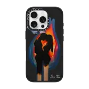 iPhone 16 Pro Impact Case MagSafe Compatible TWIN FLAME IPHONE CASE BY SUE TSAI
