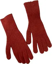 [JINZIJINYU] Knitted Touch Screen Gloves Winter Solid Color Gloves Women Five Finger Wool Cycling Ski Gloves