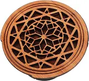 WESIEVYA Guitar Soundhole Insert Wooden Cover Acoustic Guitar Accessory Noise Reduction