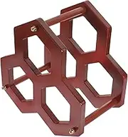 Modern Wooden Wine Shelf Versatile Bottle Holder for Display Kitchen Storage