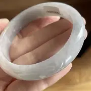 58 Mm Untreated Genuine burmese jadeite bangle bracelet Grade A