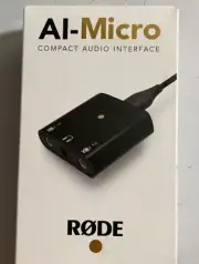 Rode AI-Micro Ultra Compact Interface Aimicro Dual Channel USB Type C Audio New