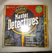 Master Detective Old-Time Radio 2001 Box Set Smithsonian Collection 10 Cassettes