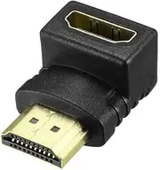 Left Angle 90 Degree HDMI Male to Female Plug Play Connector Adapter Joiner