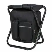 Folding Stool Insulated Cooler Bag Backpack Chair Beach Fishing Camping Hiking