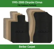 Lloyd Berber Front Row Carpet Mats for '95-00 Chrysler Cirrus w/Chrysler 1 Logo (for: Chrysler)