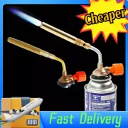 Outdoor Camping Butane Burner Welding Gas Torch Flame Gun Brazing Flamethrower P