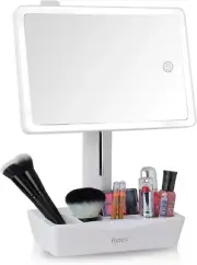 Fancii LED Lighted Large Vanity Makeup Mirror with 10X Magnifying Mirror - Di...