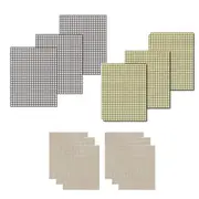 3 Or 6Pcs Bbq Grill Mesh Mat Reusable Sheet Resistant Non Stick Barbecue Bake Barbecue Tools