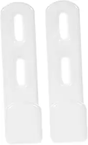 HOMOCONO Modern Loft Bed Ladder Hooks 2 Pack Iron Replacement Ladder Hooks for Bunk Bed