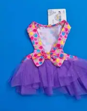 BUILD A BEAR Promise Pets Or Axolotl Pink Purple Sparkle Dress Bow Mesh BNWT