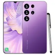Wlgd S23 Android Smartphone 6.8 inches HD Standby Card Slot 16+2GB Memory Support Expansion 128g--yyds Purple