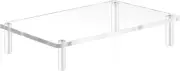 Yestbuy Acrylic Monitor Stand Riser, Clear Computer 15 x 9.3“, clear