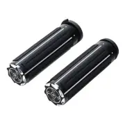 HARLEY GLOSS BLACK 1" CHOPSAW GRIPS FOR "TBW" APPLICATIONS '08-UP