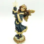 Boyds Bear Folkstone Astrid Snow Angel Figurine Approx 7.5" Tall Retired 1997