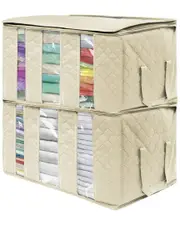 Sorbus 2pc Foldable Fabric Storage Organizer