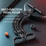 Elastic Pedal Tension Rope Puller Fitness Exercise Resistance Band Men Sport Gym
