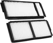 XEBRAD Spare Cabin Air Filters Accessories Kit, for Mazda, 3 2004-2009 5 2006-2010 BP4K6-1J-6X9A BP8P-61-J6X BP8P-61-J6X-9A CF10218 Air Filter Car Air Filter
