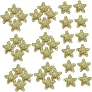 jojofuny 100Pcs Star Cloth Patches for Christmas Decorations Bright Colored Star Applique for Personalizing Clothing and Accessories Creative Crafting Supplies for Home and Parties