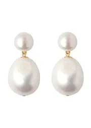 Eliou Sandra Pearl-embellished Drop Earrings ONE SIZE