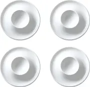 4 Pieces Ceramic Egg Cups, Cream White Porcelain Egg Stand, With Shelf Egg Holder Egg Cup, Suitable For Kitchen Dining Room(white)