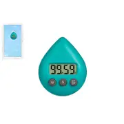 Digital Shower Timer Waterproof Energy Saver With Alarm And Suction Cup-Green