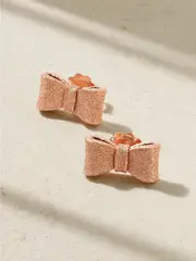 [Carolina Bucci] Carolina Bucci - Tutto Per Te Florentine 18-karat Rose Gold Earrings - One size One size Gold