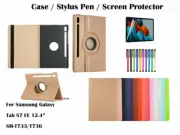 Rotate PU Leather Cover Case for Samsung Galaxy Tab S7 FE 12.4" T733/T736