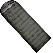 Outdoor Sleeping Bag, Duck Down Campin Down Ultralight 1000g Envelope Waterproof for Camping