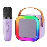 Mini Karaoke Machine Speaker for Kids Adults,Portable Bluetooth with 2 Wirele...