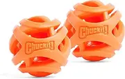 Chuckit! 31931 Breathe Right Fetch Ball Small - 2 Pack, Orange