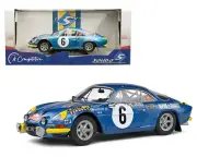 Solido 1:18 Alpine A110 1600S Rallye de Montecarlo 1972 #6 S1804207 Blue Diecast