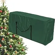 Tree Bag for Storage, Christmas Tree Storage, Christmas Tree Storage Box Heavy Duty Waterproof Christmas Tree Bag 210D Oxford - Artificial Wood Storage with Reinforced Handles and Zippers Protects