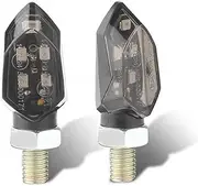 Turn Signal Indicator 1pair Universal Motorcycle Turn Signal Lights LED 12V Amber Flasher Blinker Indicator Lamp for Hyosung Aprilia