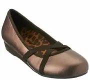 Vionic Orthaheel Solace Dakota Mini Wedges Bronze Shoe Size 6.5 M